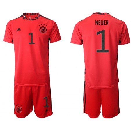 Maillot de Foot Allemagne Manuel Neuer 1 Gardien Enfant Domicile UEFA Euro 2020 Maillot de Foot Allemagne Manuel Neuer 1 Gardien Enfant Domicile UEFA Euro 2020